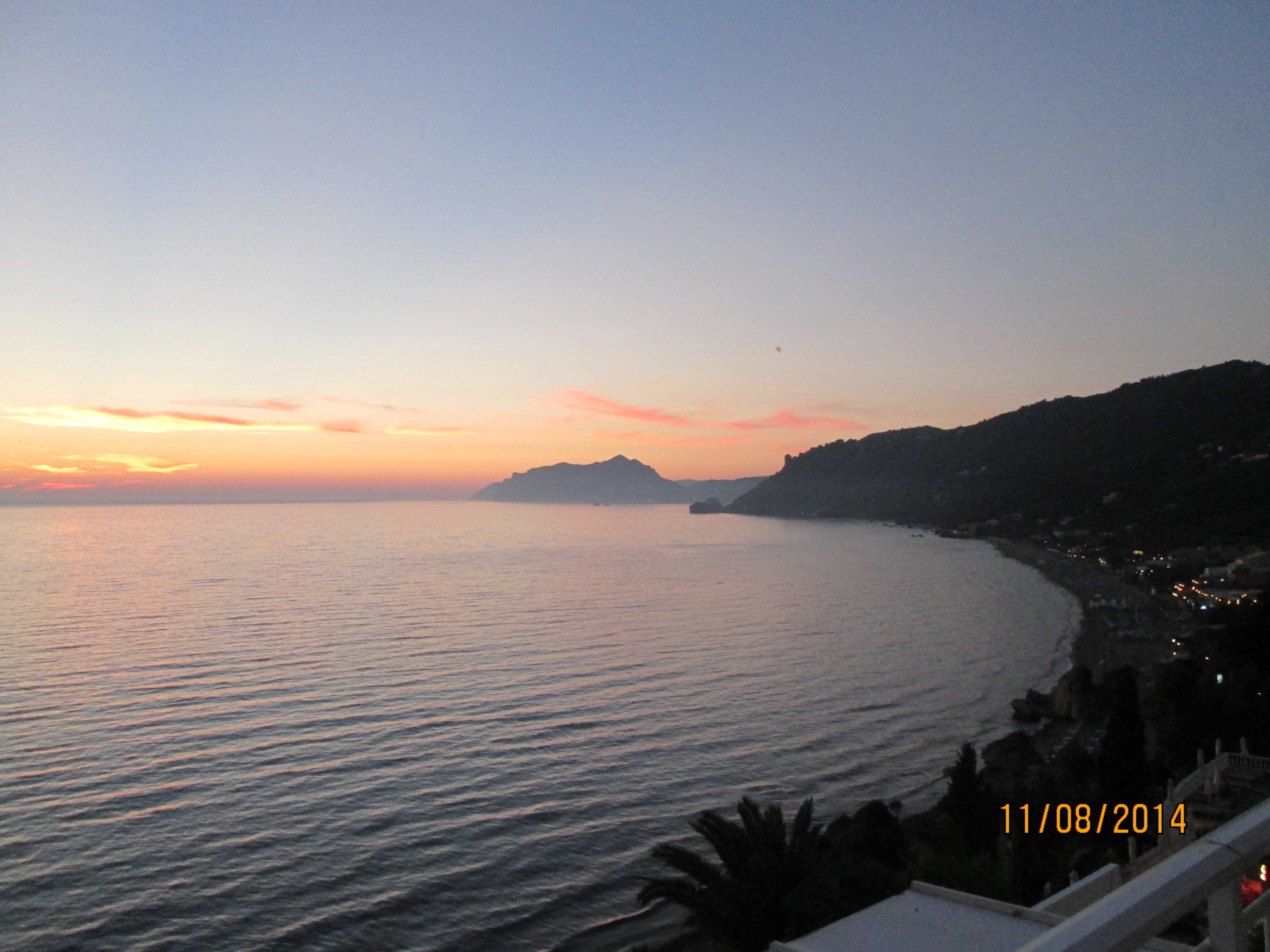 Sunset in Corfu