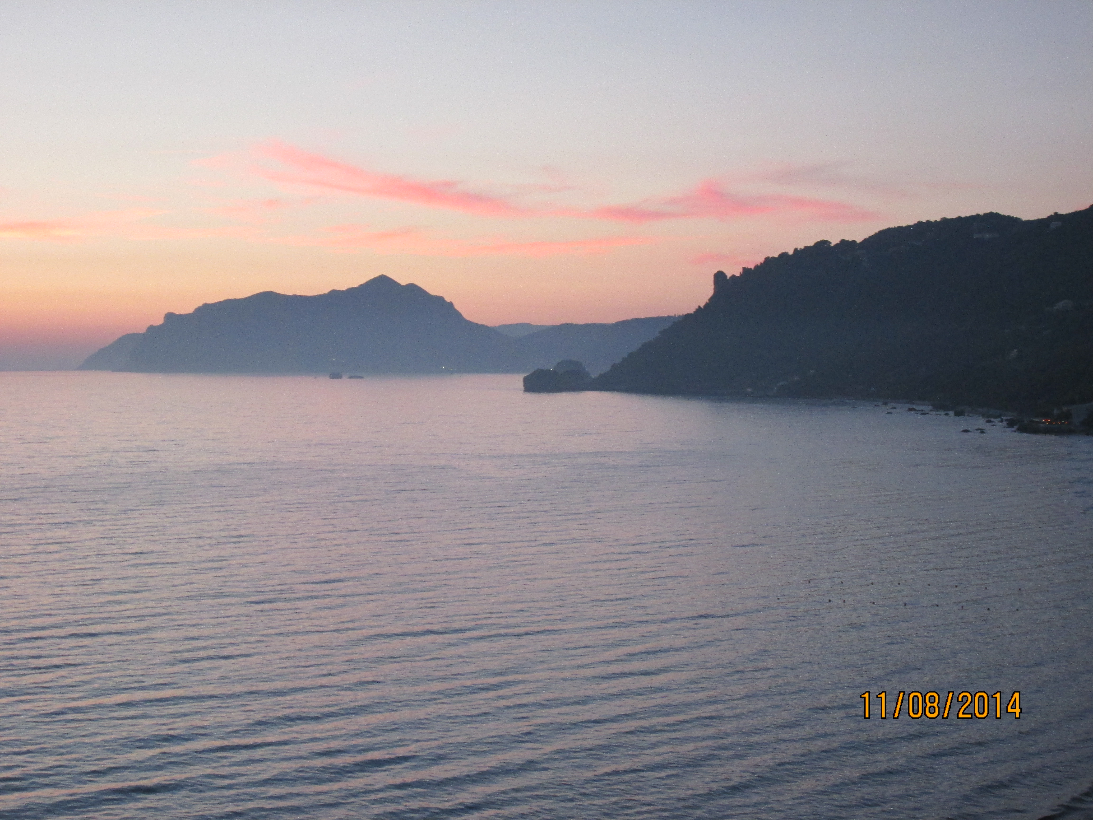 Sunset in Corfu